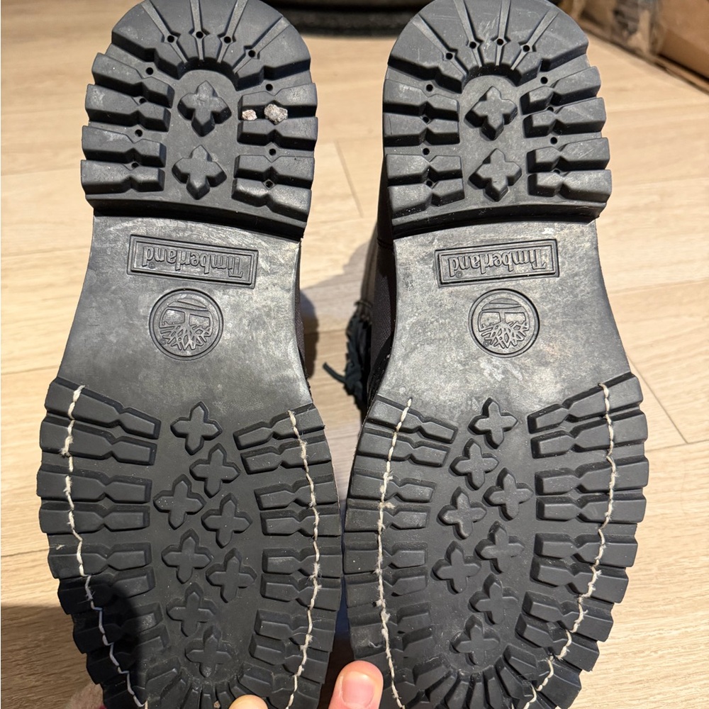 Timberland Men's Black and Gray Lace-Up Boots - Picture 4 of 6